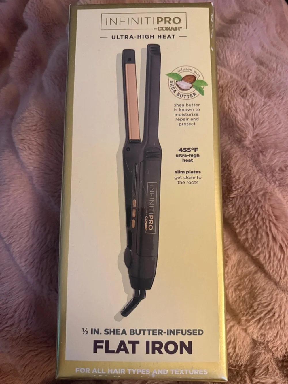 Flat Iron InfinitiPRO by Conair Infused with Shea Butter